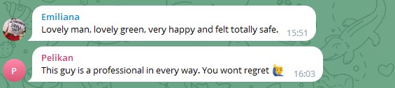 User testimonial