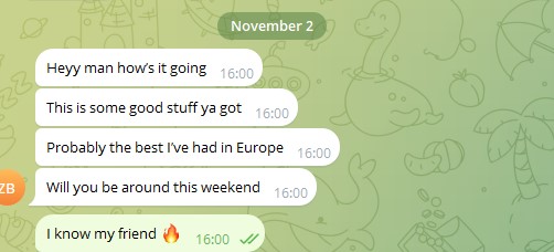 User testimonial