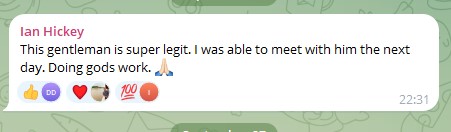 User testimonial