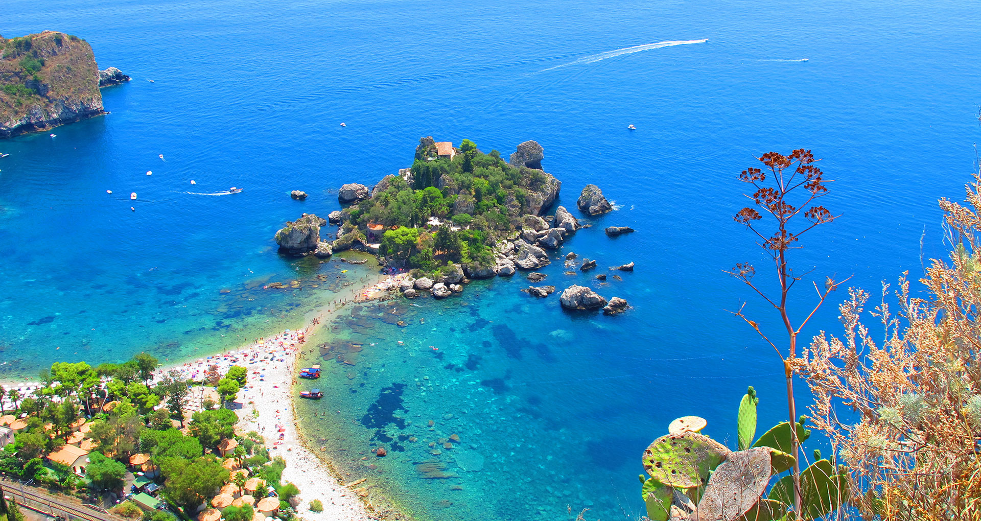 Luxury views from Taormina hotels